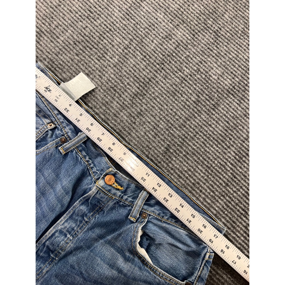 Levi's 504 Straight Leg Jeans Mens 36x34 Blue Medium Wash Red Tab Denim - Picture 2 of 12